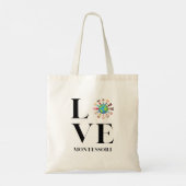 愛 |モンテッソーリ |世界中の子供たち トートバッグ (裏面)