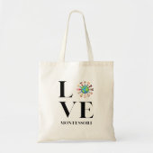 愛 |モンテッソーリ |世界中の子供たち トートバッグ (正面)