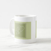 愛(ライム) コーヒーマグカップ (正面左)