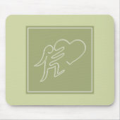 愛(ライム) マウスパッド (正面)