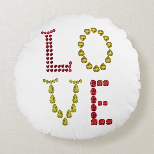 愛 ラウンドクッション (正面)