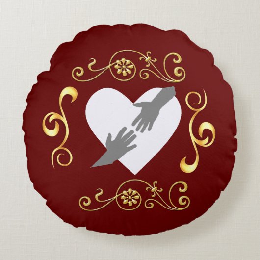 愛 ラウンドクッション (正面)