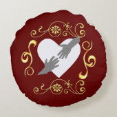 愛 ラウンドクッション (裏面)