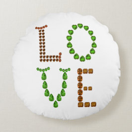 愛 ラウンドクッション