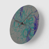 愛 ラウンド壁時計 (傾斜)