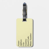 愛 ラゲッジタグ (裏面縦)