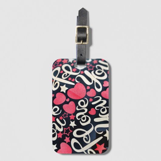 愛 ラゲッジタグ (正面縦)