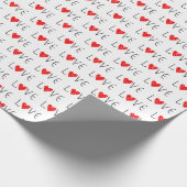 愛 ラッピングペーパー (角)