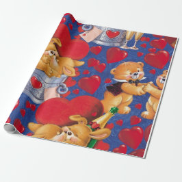 愛 ラッピングペーパー