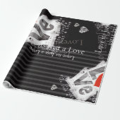 愛 ラッピングペーパー (アンロールド)