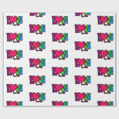 愛 ラッピングペーパー (フラット)