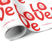 愛 ラッピングペーパー (ロールコーナー)