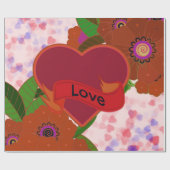 愛 ラッピングペーパー (フラット)