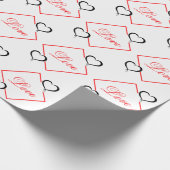 愛 ラッピングペーパー (角)