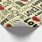 愛 ラッピングペーパー (角)