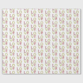 愛 ラッピングペーパー (フラット)