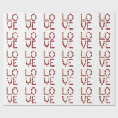 愛 ラッピングペーパー (フラット)