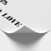 愛 ラッピングペーパー (角)