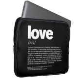 愛 ラップトップスリーブ (正面右)