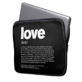 愛 ラップトップスリーブ (正面左)