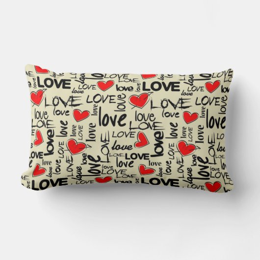 愛 ランバークッション (正面)
