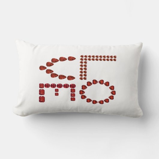 愛 ランバークッション (正面)