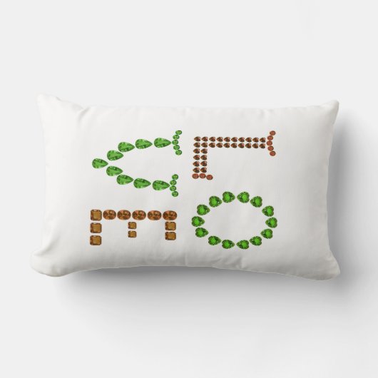 愛 ランバークッション (正面)