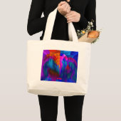 愛 ラージトートバッグ (正面(商品))
