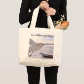 愛_ ラージトートバッグ (正面(商品))