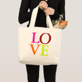 愛 ラージトートバッグ (正面(商品))