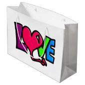 愛 ラージペーパーバッグ (裏面アングル)