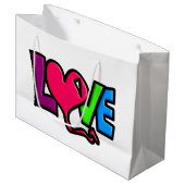 愛 ラージペーパーバッグ (正面アングル)