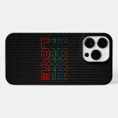 愛 – レトロ版 iPhoneケース (裏面横)