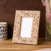 愛 レーザー彫刻フレーム (左)