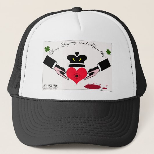 愛、ロイヤリティ、友情Claddagh キャップ (正面)