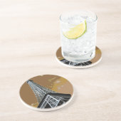 愛&ロマンスシティオブパリエッフェルタワーフランス コースター (側面)