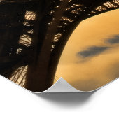 愛&ロマンスシティオブパリエッフェルタワーフランス ポスター (角)