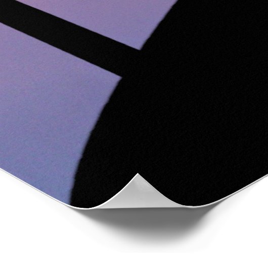 愛 – ローマ5:8 ポスター (角)