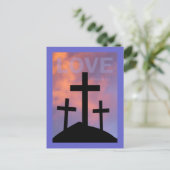 愛 – ローマ5:8 ポストカード (スタンド正面)