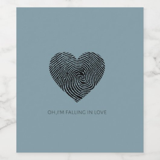 愛 ワインラベル (シングルラベル)