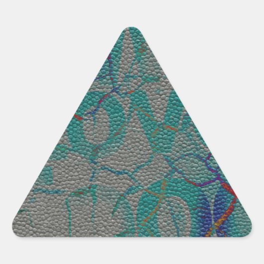 愛 三角形シール (正面)