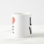 愛 – 中国旗 コーヒーマグカップ (中央)