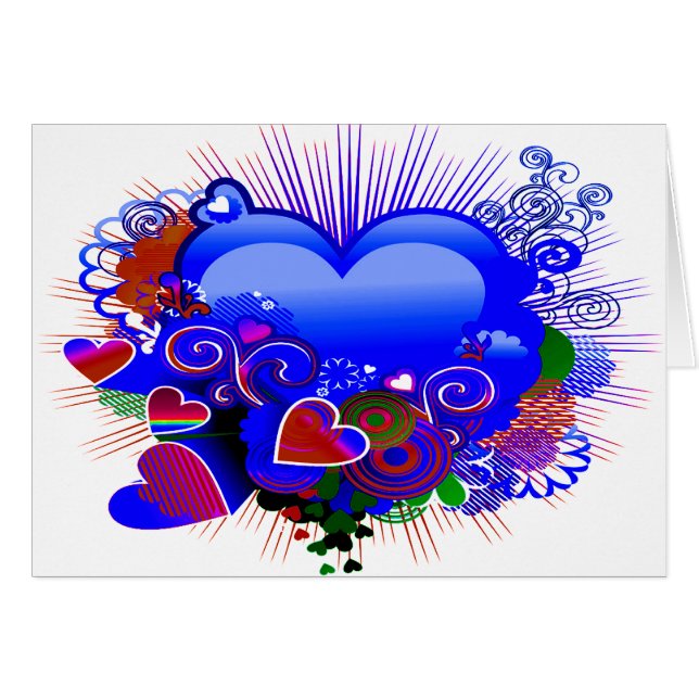 愛/任意の大事な行事カード(_C) (正面横)