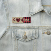 愛、休日、バレンタインデー 名札 (インサイチュ)