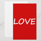 愛 便箋 (正面/裏面)