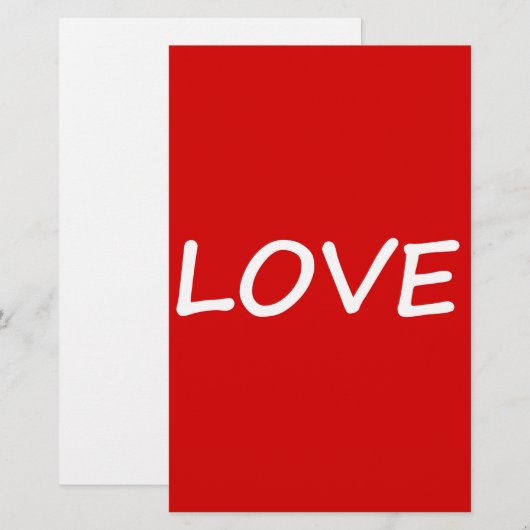 愛 便箋 (正面/裏面)