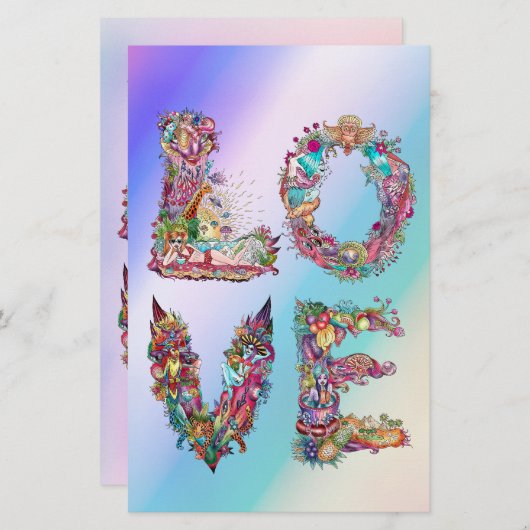 愛 便箋 (正面/裏面)