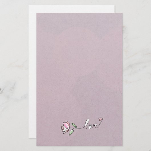 愛 便箋 (正面/裏面)