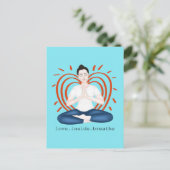 愛. 内に. 息を ポストカード (スタンド正面)