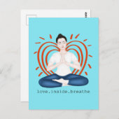 愛. 内に. 息を ポストカード (正面/裏面)